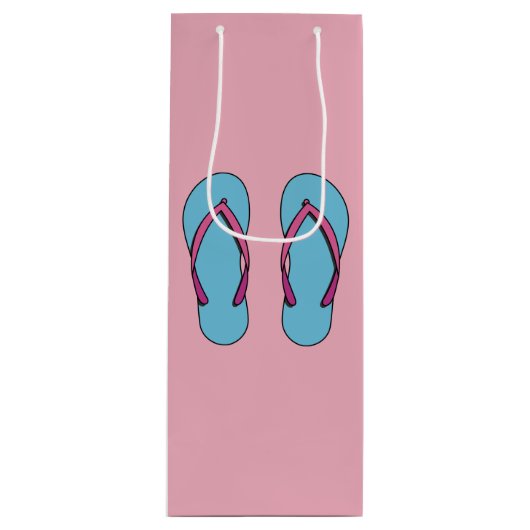 Beach Flip Flops ワインギフトバッグ (正面)