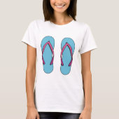 Beach Flip Flops Tシャツ (正面)