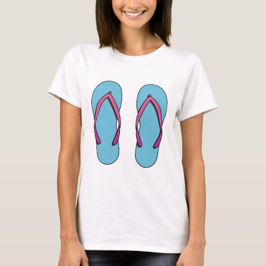 Beach Flip Flops Tシャツ (正面)