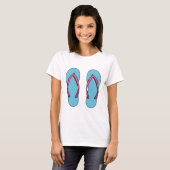 Beach Flip Flops Tシャツ (正面フル)