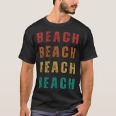 Beach Fun and Vintage Style Tシャツ (正面)