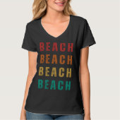 Beach Fun and Vintage Style Tシャツ (正面)