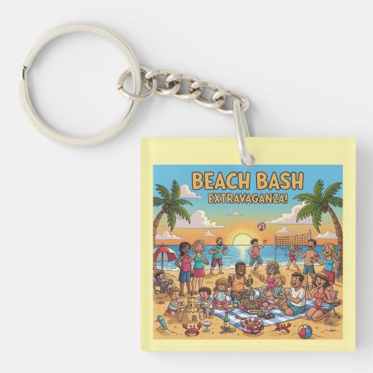 Beach Gathering キーホルダー (正面)