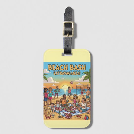 Beach Gathering ラゲッジタグ (正面縦)