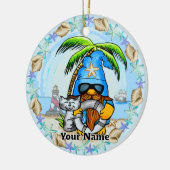 Beach gnome セラミックオーナメント (左)