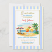 Beach Graduation Celebration | Class of 2026 招待状 (正面)