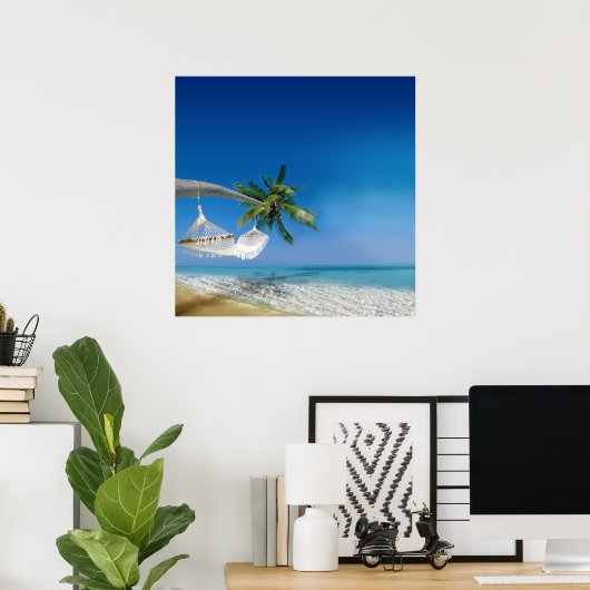 Beach Hammock ポスター (ホームオフィス)