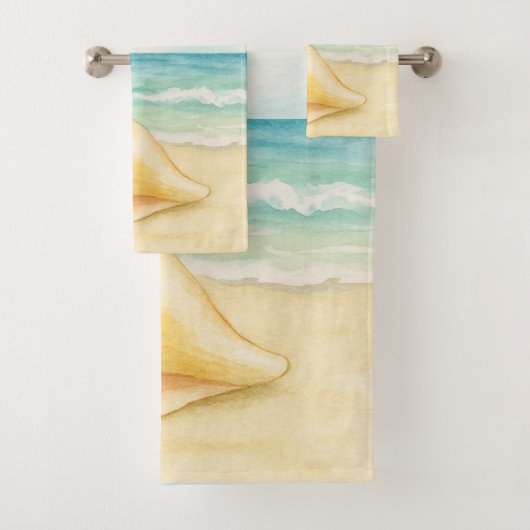 Beach House  Conch Shell  バスタオルセット (インサイチュ)