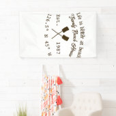 Beach house ets. Date year custom coordinates add  横断幕 (インサイチュ)