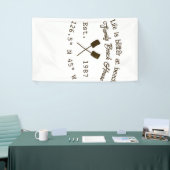 Beach house ets. Date year custom coordinates add  横断幕 (トレードショー)