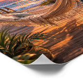 Beach House Hammock Ocean Aesthetic Poster The 2nd ポスター (角)