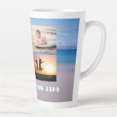 Beach House Life Multi-photo  カフェラテマグ (右)