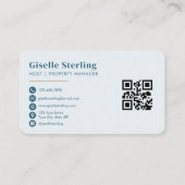 Beach House Rental QR Code 名刺 (裏面)