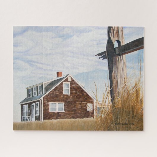 Beach House Sunrise ジグソーパズル (横)