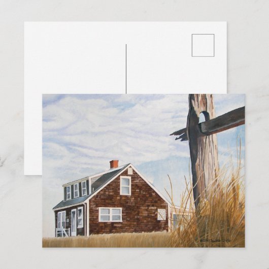 Beach House Sunrise ポストカード (正面/裏面)