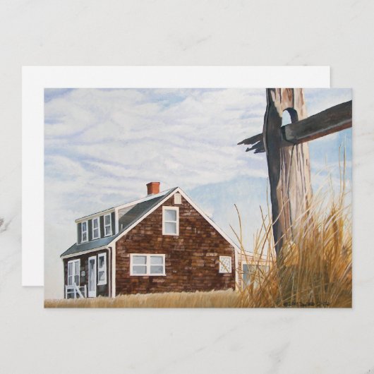 Beach House Sunrise 招待状 (正面/裏面)