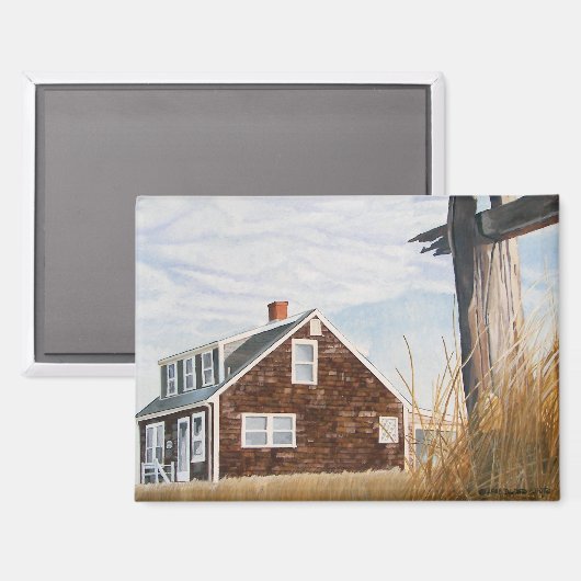 Beach House Sunrise Magnet マグネット (正面/裏面)
