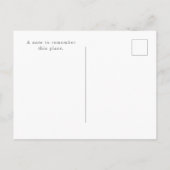 Beach House Vacation Rental Keepsake Card ポストカード (裏面)