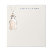 Beach in a Bottle Necklace ノートパッド (正面)