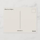 Beach in Antigua ポストカード (裏面)