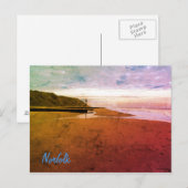 Beach in Mundesley, Norfolk by Alexandra Cook Post ポストカード (正面/裏面)