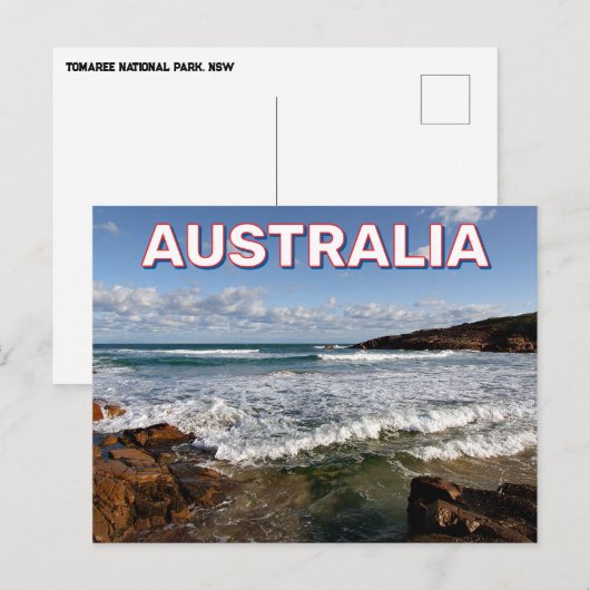 Beach In Tomaree National Park ポストカード (正面/裏面)