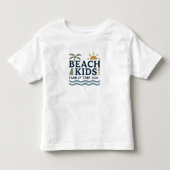 Beach Kids Shirt Matching Family Vacation Shirt  トドラーTシャツ (正面)