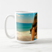 Beach Kiss Mug コーヒーマグカップ (左)