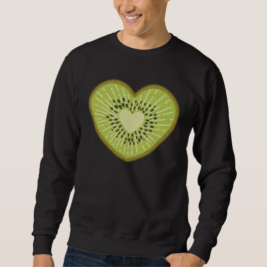 Beach Kiwi Costume  on Vacation Kiwi Fruit スウェットシャツ (正面)