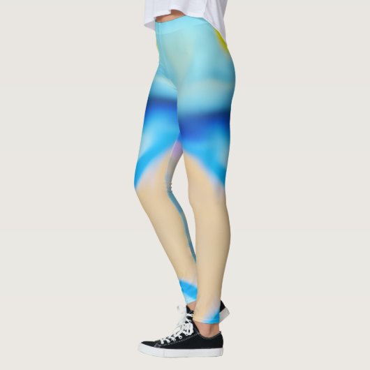 Beach Landscape Leggings レギンス (左)