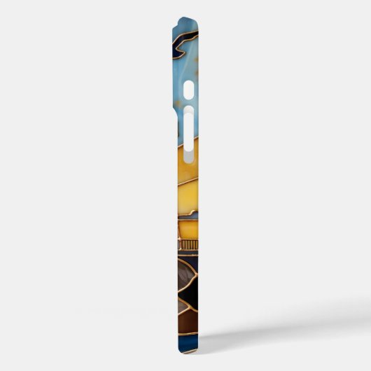 Beach Lighthouse iPhone Case Sunset Waves Birds Case-Mate iPhoneケース (裏面 / 左)