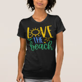 Beach Lover "Love the Beach"  Tシャツ (正面)