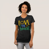 Beach Lover "Love the Beach"  Tシャツ (正面フル)