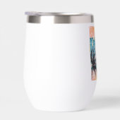 Beach Lover's Wine Tumbler – Salt Water & Sunshine (右面)