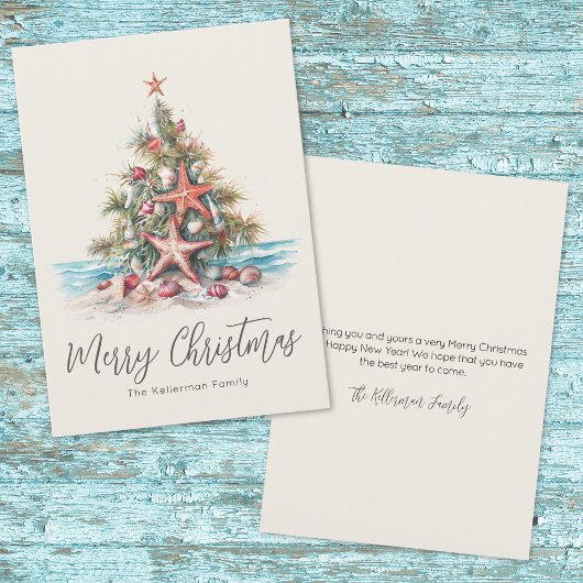 Beach Merry Christmas シーズンカード