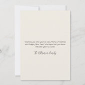 Beach Merry Christmas シーズンカード (裏面)