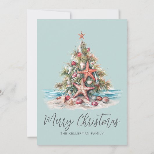Beach Merry Christmas シーズンカード (正面)