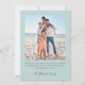 Beach Merry Christmas シーズンカード (裏面)