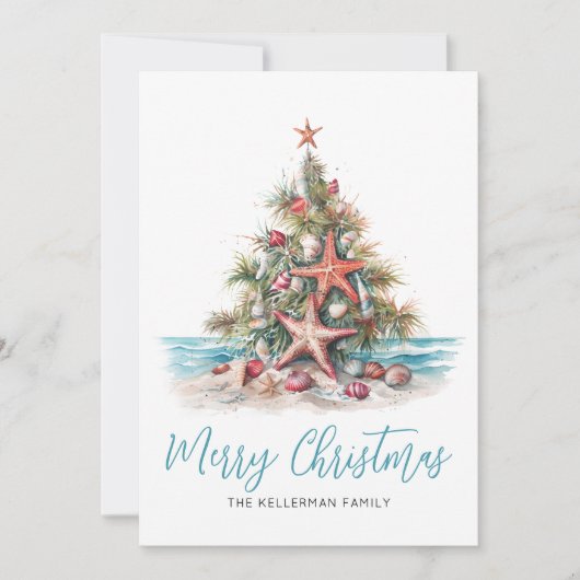 Beach Merry Christmas シーズンカード (正面)