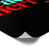 Beach Merry Christmas Funny  ポスター (角)