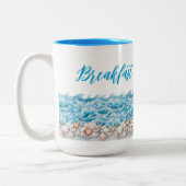 Beach Mug Breakfast With a View ツートーンマグカップ (左)