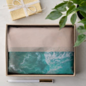 Beach ocean water on seashore sand tropical summer 薄葉紙 (ギフト)