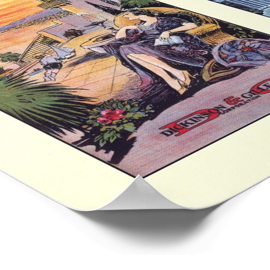 Beach of The King by Arthur Bradley Fowler ポスター (角)