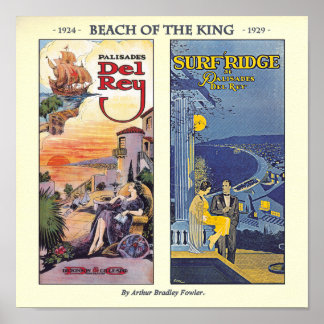 Beach of The King by Arthur Bradley Fowler ポスター