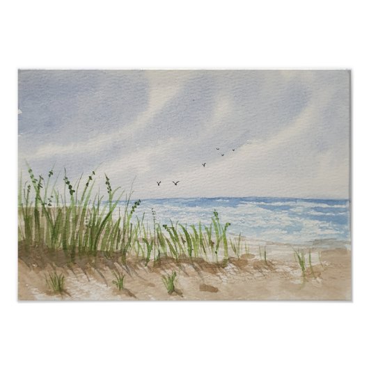 Beach painting  フォトプリント            (正面)