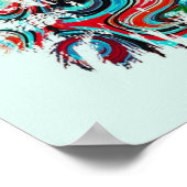 Beach Palm Tree Design 243 ポスター (角)