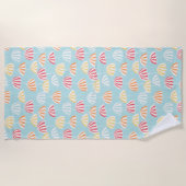 Beach Parasol Summer ビーチタオル (正面)