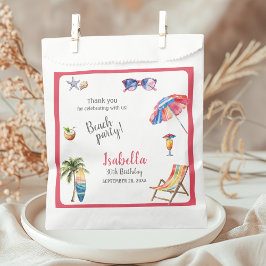 Beach Party Tropical Summer フェイバーバッグ