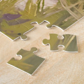 Beach Path | Ocean Watercolor Coastal Painted ジグソーパズル (側面)