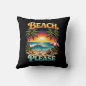 Beach, Please クッション (裏面)